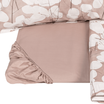 LUNARIA Bettüberwurf-und Bettlaken-Set