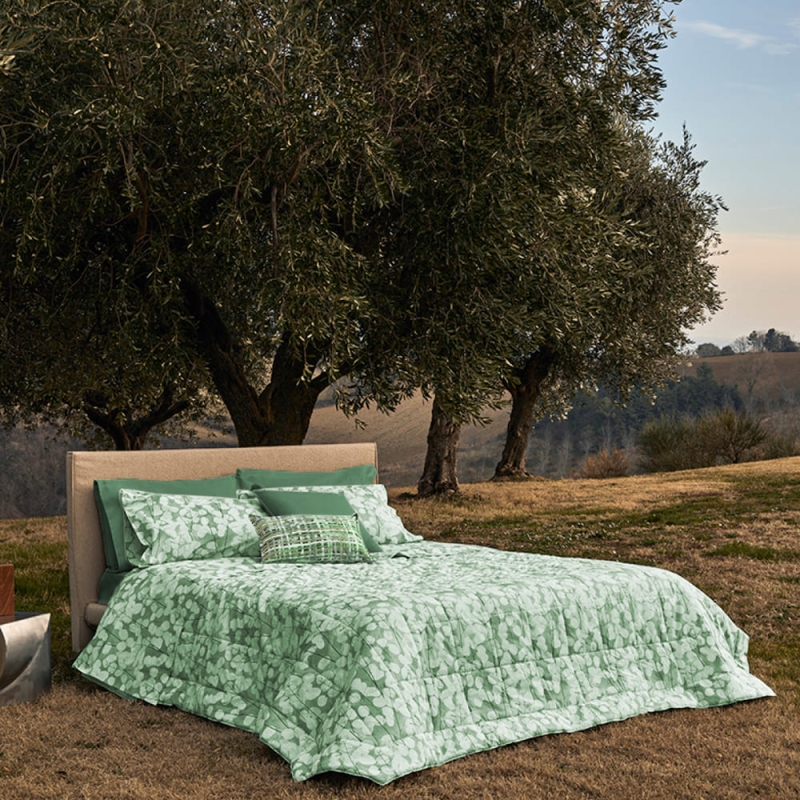 LUNARIA Bettüberwurf-und Bettlaken-Set