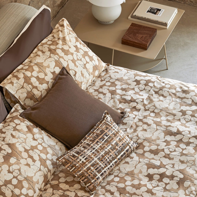 LUNARIA Bettüberwurf-und Bettlaken-Set