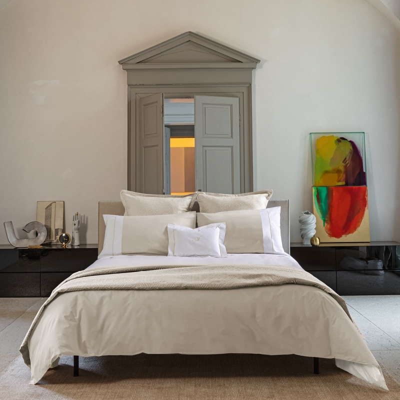 Completo Copripiumino Percalle BICOCCA Atelier - Fazzini