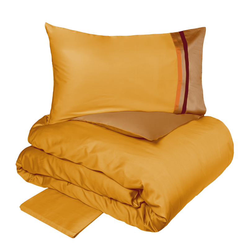 Completo Copripiumino Raso 300TC KUBRIC 60 - Fazzini Home