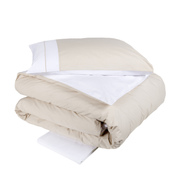 Completo Copripiumino Percalle Torrone BICOCCA Atelier - Fazzini