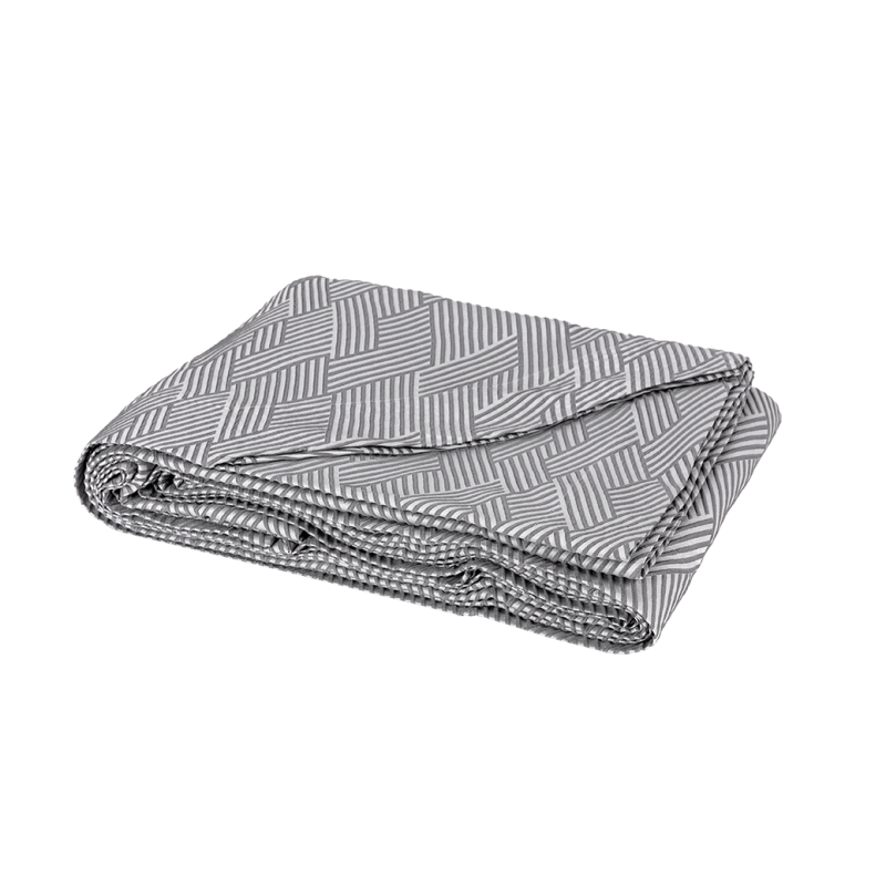 TRIENNALE Copriletto 2 Piazze-GRIGIO
