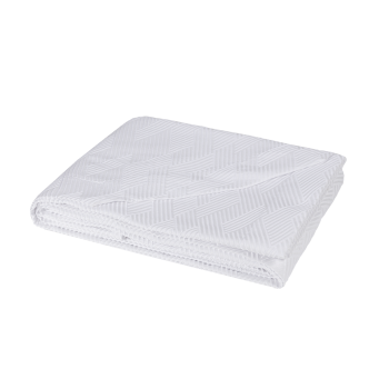 TRIENNALE Copriletto 2 piazze-BIANCO