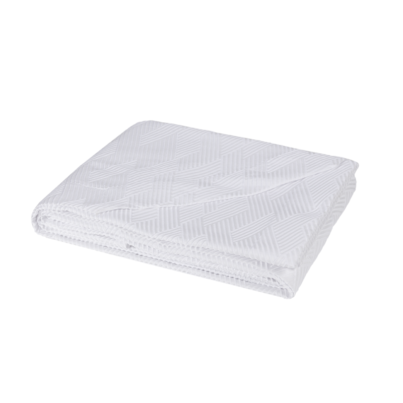 TRIENNALE Copriletto 2 piazze-BIANCO