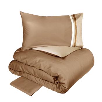 Completo Copripiumino Raso 300TC KUBRIC 60 - Fazzini Home